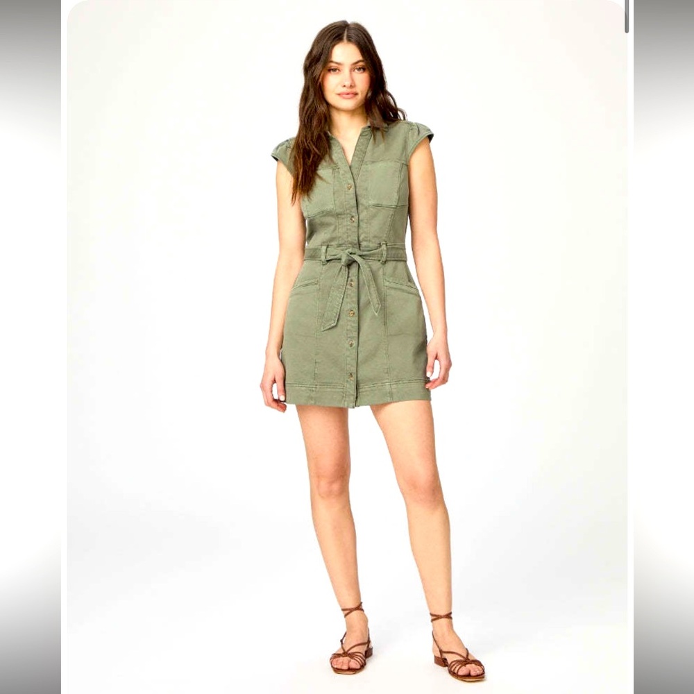 NWT Paige Jaxsyn Vintage ivy green Dress